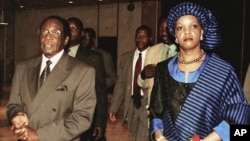 Zimbabwe's President Robert Mugabe and his wife Grace. (File Photo: AP)