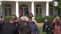 Prezidan Donald Trump Eksprime Senpati l Bay Fanmi Viktim nan Fiziyad Kalifòni a