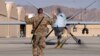 نمونه ای از پهپاد آمریکا به نام MQ-9 در پایگاه قندهار در افغانستان.
