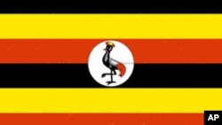 Drapeau de l'Ouganda.