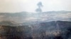 Esta fotografía, tomada desde una posición en el norte de Israel fronteriza con el Líbano, muestra columnas de humo durante el bombardeo israelí de una zona del sur del Líbano, el 4 de septiembre de 2024.