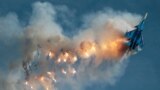 Sukhoi Su-30SM fighter of the Russkiye Vityazi (Russian Knights) aerobatic team performs at the ARMY 2017 International Military-Technical Forum at the Kubinka airbase outside Moscow, Russia August 27, 2017. 