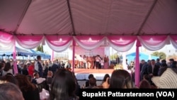 Thai Prime Minister Paetongtarn Shinawatra visits the Thai Community in Los Angeles, CA.