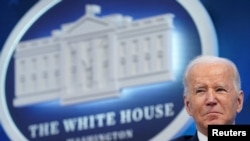 Joe Biden à la Maison Blanche le 22 février 2022.