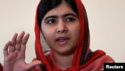 Malala Yousafzai da Abuja, 13 Yuli 2014.