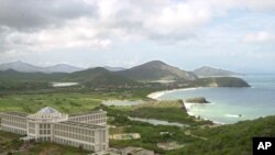 Vista panorámica de la Isla de Margarita, en el Caribe venezolano, lugar que más visitas de turistas extranjeros recibe en el país petrolero.