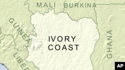 ແຜນທີ່ Ivory Coast