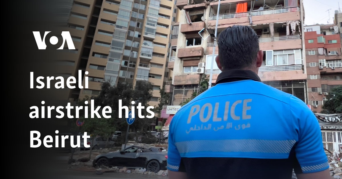 Israeli airstrike hits Beirut