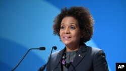 Michaelle Jean, umunyamabanga mukuru w’ishirahamwe rihurikiyemwo ibihugu bivuga igifaransa OIF 