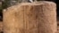 This undated photo released by the Egyptian Ministry of Antiquities, shows part of a stone slab that was discovered at a dig in eastern Cairo's Matariya neighborhood, Egypt. The Antiquities Ministry said on Tuesday, Nov. 6, 2018, that archeologists working at the dig have found several fragments of stone slabs with inscriptions dating back up to 4,000 years. Some of the fragments date back to the 12th and the 20th Dynasties and the Third Intermediate Period while others are more recent. 