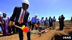 Un chantier finance par une ONG americaine et USAID au Kenya. 