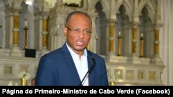 Ulisses Correia e Silva, primeiro-ministro de Cabo Verde na Igreja de St. Patrick’s, em Brockton, Estados Unidos