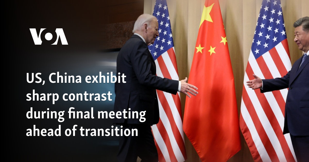 US, China display stark contrast in final meeting before transition