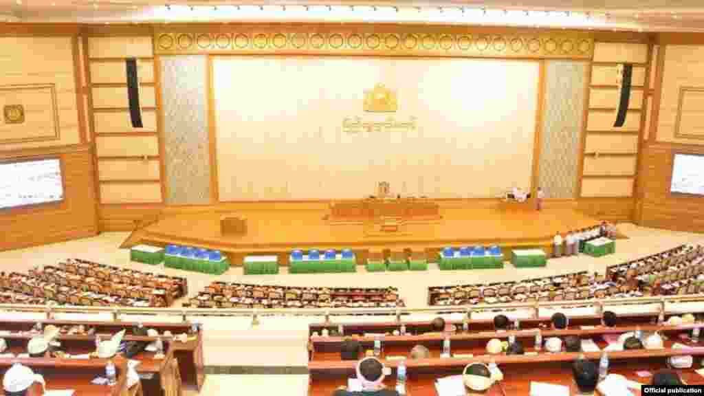 Myanmar parliment second term (Photo-NLD chairperson)