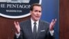 Juru bicara Pentagon John Kirby memberikan keterangan pers