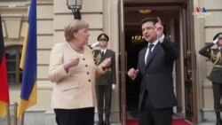 Ուկրաինայի նախագահ Զելենսկին ու Գերմանիայի կանցլեր Մերկելը հանդիպել են Կիևում