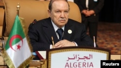 FILE - Algerian President Abdelaziz Bouteflika.