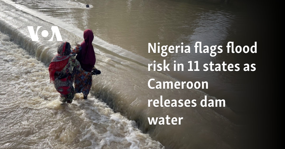 Nigeria flags flood risk in 11 states as Cameroon releases dam water 