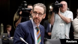 Gerald Butts, who quit last month as Canadian Prime Minister Justin Trudeau's chief aide, arrives to testify to the House of Commons justice committee, in Ottawa, Ontario, Canada, March 6, 2019.