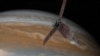 Spacecraft Moving in for Jupiter Close-up