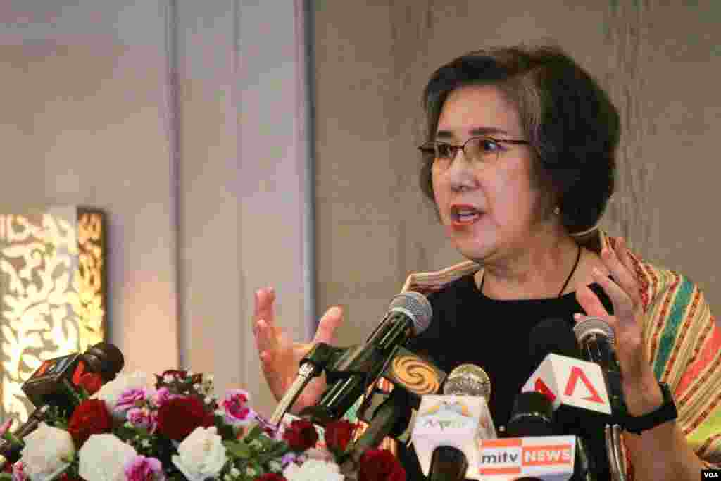 ျမန္မာႏုိင္ငံဆိုင္ရာ ကုလသမဂၢ လူ႔အခြင့္အေရးအထူးကိုယ္စားလွယ္ Dr.Yanghee Lee သတင္းစာရွင္းလင္းပြဲ
