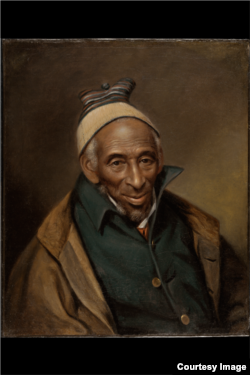Muslim Yarrow Mamout (Muhammad Yaro) managed to buy his freedom after 44 years of enslavement. As an entrepreneur and homeowner, he continued to practice his faith. (1819 portrait Philadelphia Museum of Art)