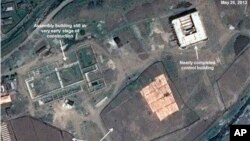 最近的衛星圖片顯示，直到5月底，朝鮮同河火箭發射場工程仍未恢復。(5月26日資料照片)