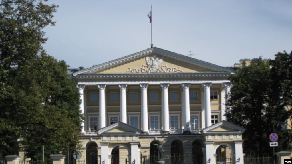 圣彼得堡市政府,十月革命后曾一度是列宁领导的布尔什维克政府所在地。