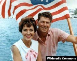 Nancy and Ronald Reagan in 1964.