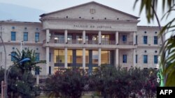 Le palais de justice de Malabo, le 25 janvier 2015.