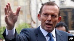 FILE - Australian Prime Minister Tony Abbott.