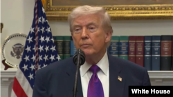 Trump speaks reporter