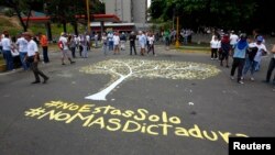 La oposción en Caracas, Venezuela, realizó manifestaciones en contra de elección para Asamblea Constituyente el 30 de julio de 2017.