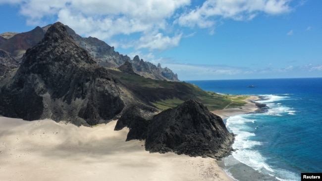 General view of Trindade Island in Espirito Santo state, Brazil on October 15, 2022. (REUTERS/Yara de Mello)