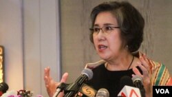 Utusan PBB urusan hak asasi manusia untuk Myanmar, Yanghee Lee (foto: dok).