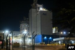 FILE - Photo taken on February 1, 2024 showsthe Procter & Gamble plant located at Gebze District in Kocaeli.