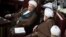  Iran's former President Hashemi Rafsanjani (L) attends Iran's Assembly of Experts' biannual meeting in Tehran, Iran, March 6, 2012.