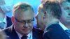 FILE - The U.S. Justice Department on Feb. 22, 2024, charged VTB Bank CEO Andrey Kostin, left, shown here at an economic forum in St.Petersburg, Russia, on June 17, 2022, alleging that he dodged earlier sanctions and laundered money.