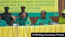 Rais Kikwete na viongozi wakuu wa CCM