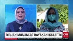 Laporan Langsung VOA untuk CNN Indonesia: Ribuan Muslim AS Rayakan Idulfitri