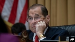 House Judiciary Committee Chair Jerrold Nadler, D-N.Y., listens as former special counsel Robert Mueller testifies about his investigation into President Donald Trump and Russian interference in the 2016 election, on Capitol Hill, July 24, 2019.