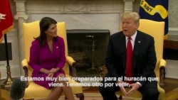 Trump: "Estamos listos" para el huracán Michael