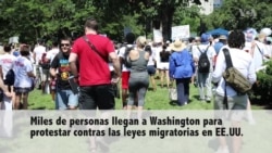 Protestas en Washington, DC por leyes migratorias