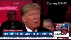 Under Fire Over Abortion, Trump Has Rocky Week