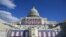 نمایی از ساختمان کنگره ایالات متحده در آستانه برگزاری مراسم تحلیف دونالد ترامپ - ۲۸ دی ۱۴۰۳