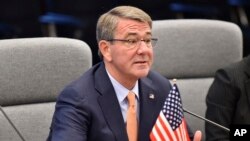 Menteri Pertahanan AS Ash Carter berbicara di Tokyo, Jepang. (Foto: dok.)