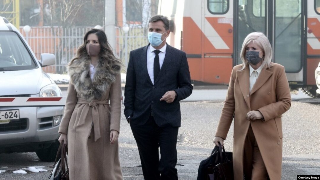 Fadil Novalić dolazi u Sud BiH zbog afere „Respiratori”, 29. januar 2021. (Foto: BIRN BiH)