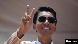 Le président malgache Andry Rajoelina à Antananarivo, Madagascar, le 3 novembre 2018. (Photo: REUTERS/Malin Palm)