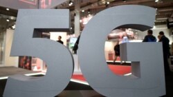 FILE - A logo of the upcoming mobile standard 5G is pictured in Hanover, Germany March 31, 2019.