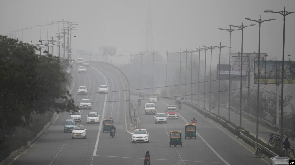資料照片：新德裏空氣汙染嚴重